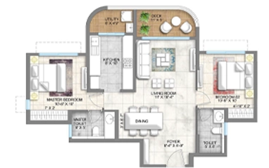 Birla Niyaara ground floor plan